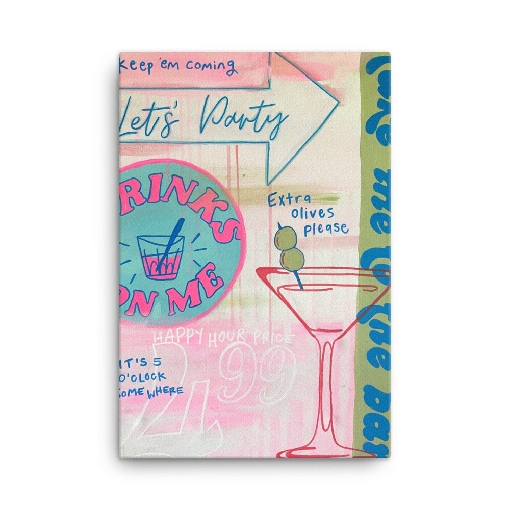 Let's Party Canvas