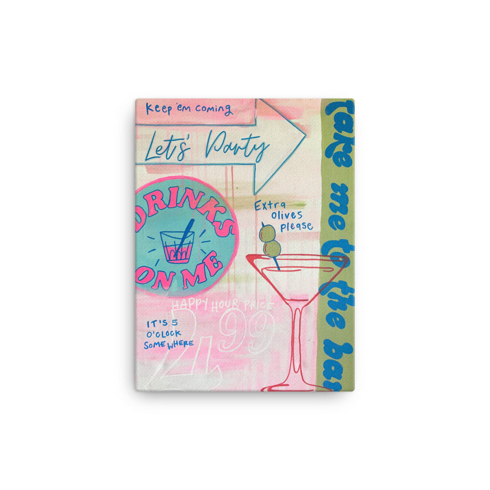 Let's Party Canvas