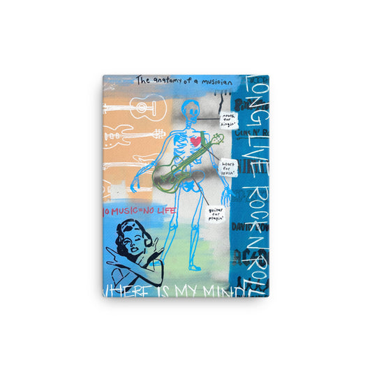 Musician Anatomy Canvas