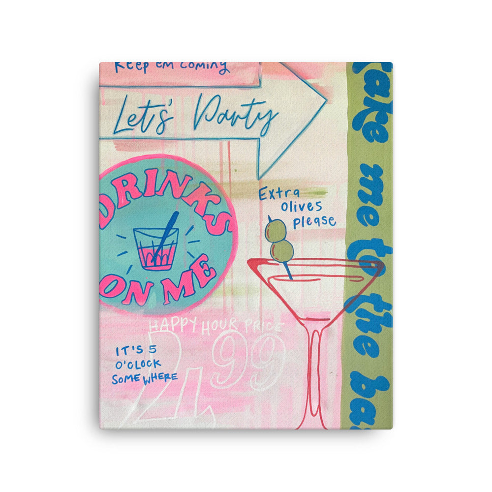 Let's Party Canvas