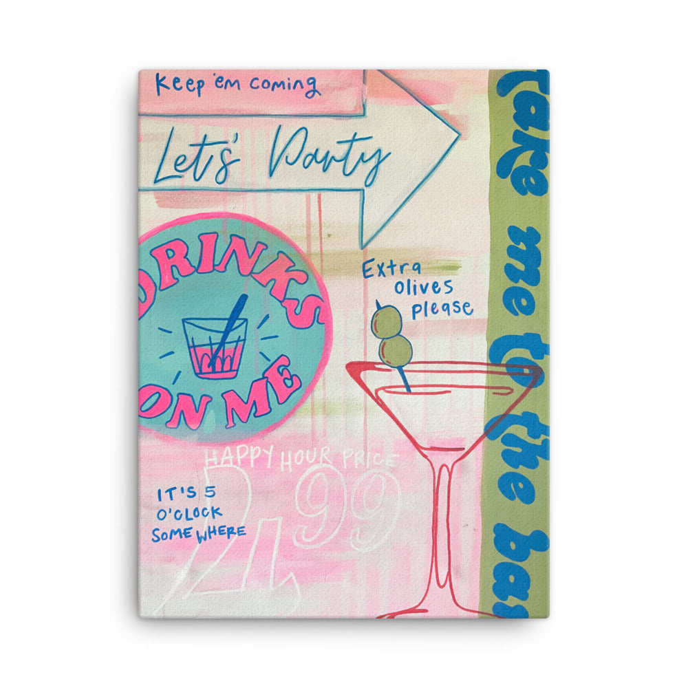 Let's Party Canvas