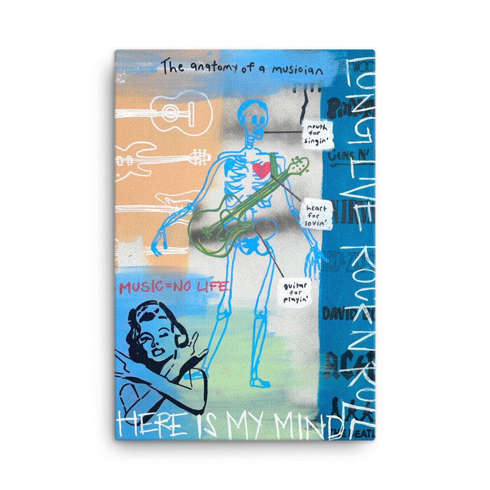 Musician Anatomy Canvas