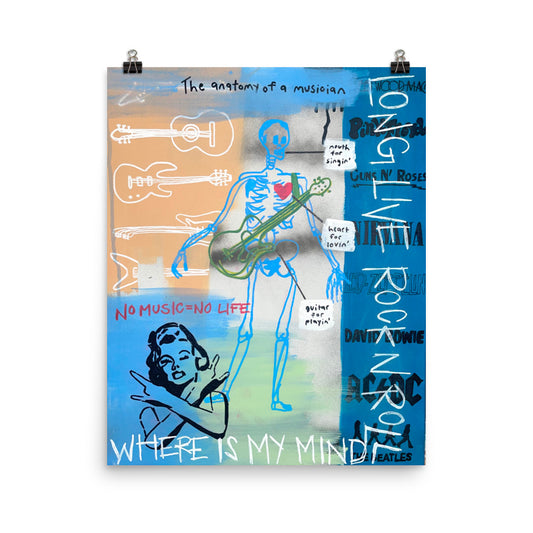Musician Anatomy Poster