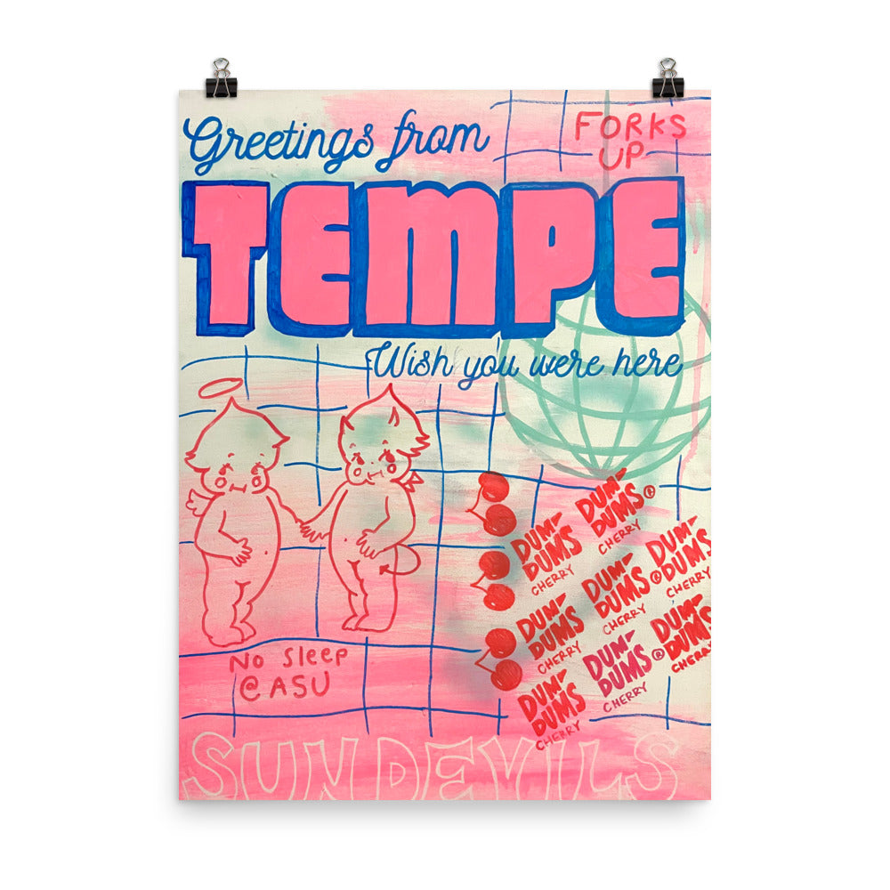 Greetings from Tempe Poster