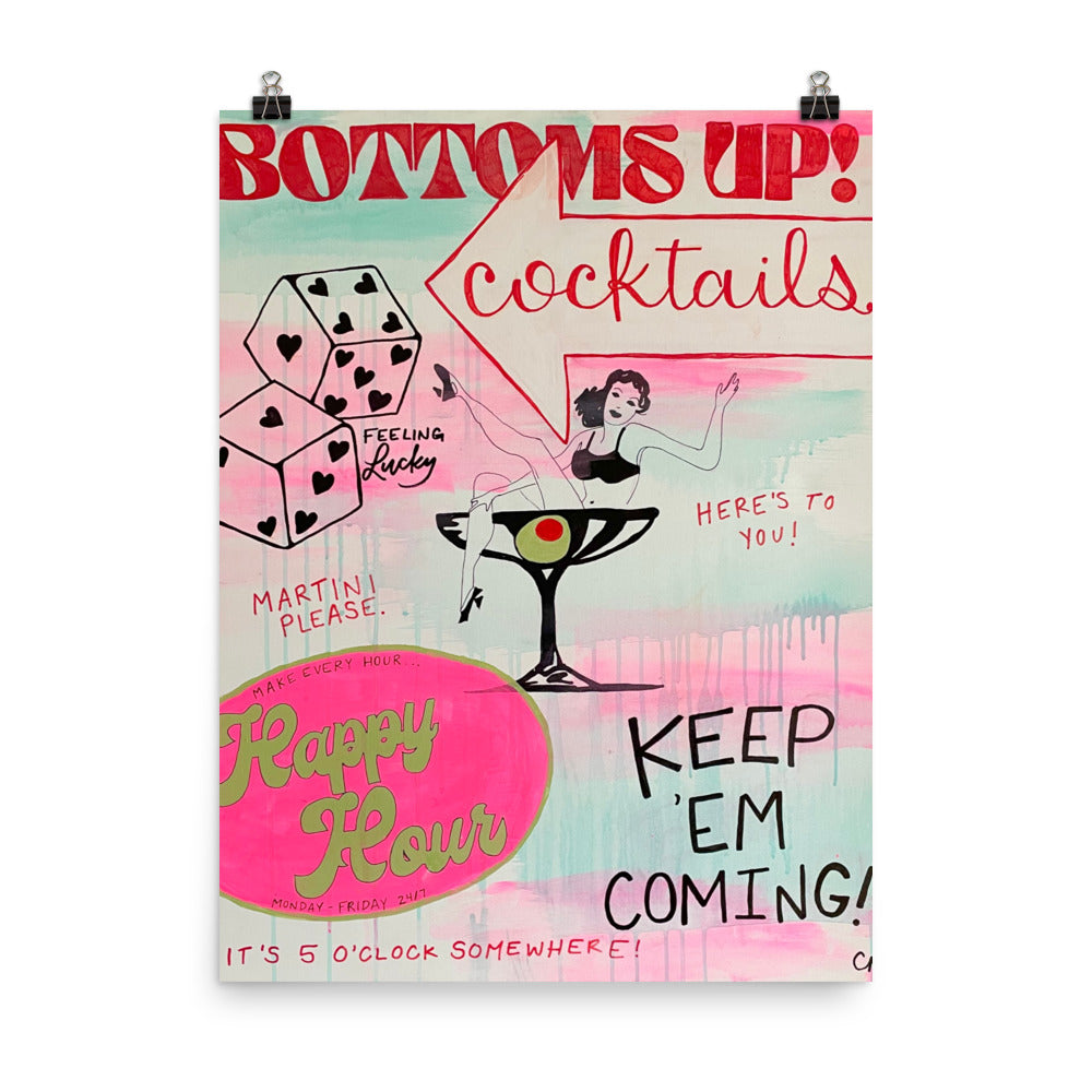 Bottoms Up Poster